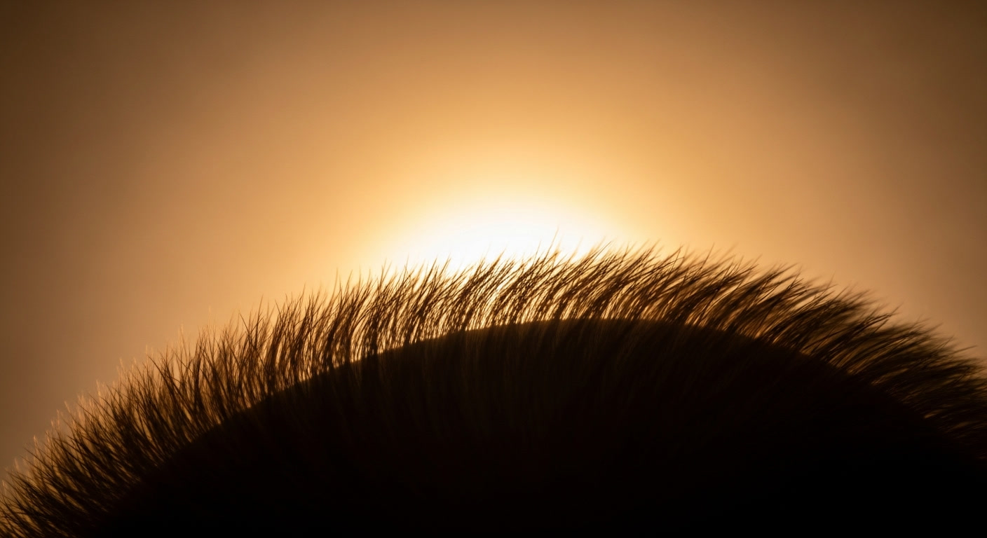 Seven early signs of hair regrowth after treatment, from reduced shedding at month 1 to terminal hair conversion at month 12