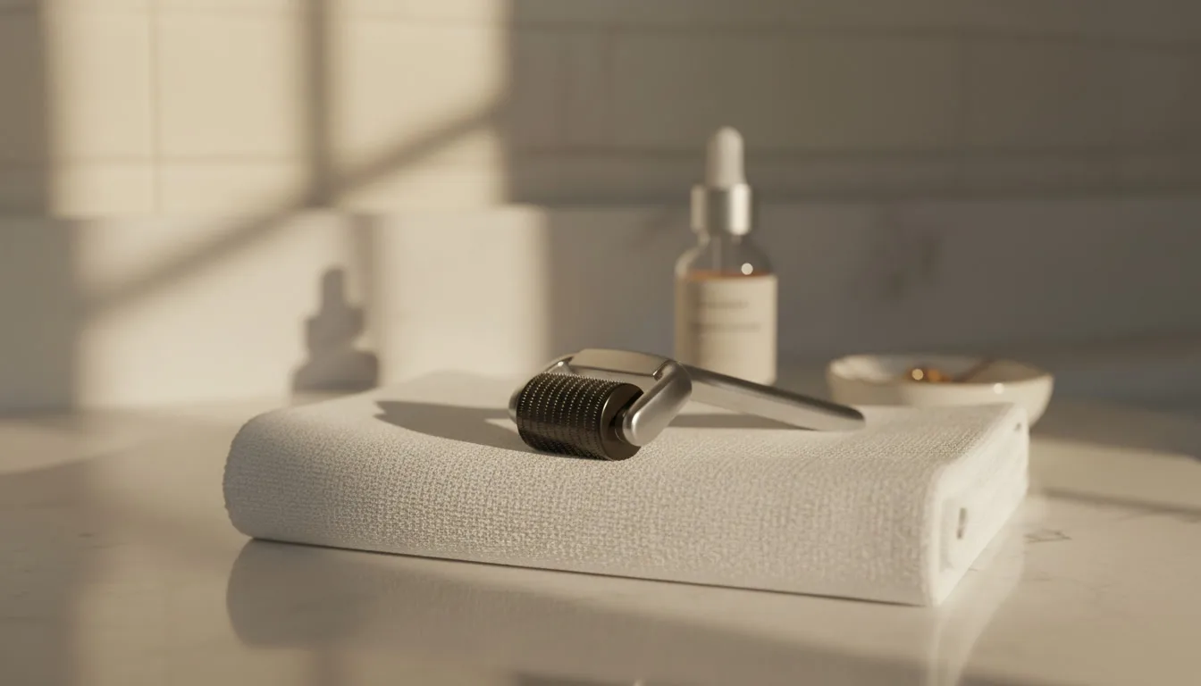 Microneedling hair loss timeline — Month 6 checkpoint for Diffuse Thinning